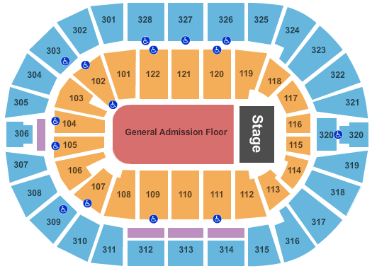 BOK Center Suicideboys Seating Chart
